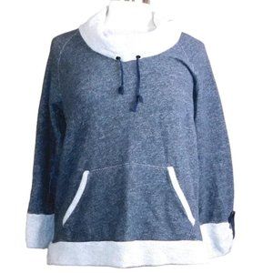 JNY Sport Funnel Neck Grey Sweatshirt